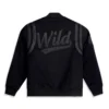 Minnesota wild hardwood black walk the tunnel wool jacket