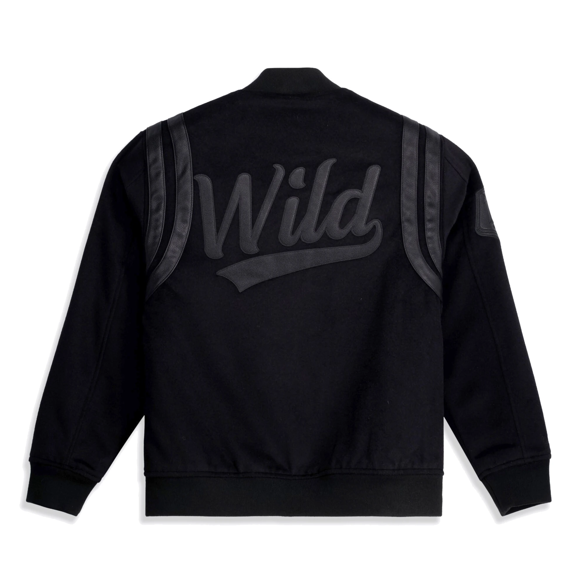 Minnesota wild hardwood black walk the tunnel wool jacket