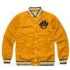 Missouri tigers logo varsity jacket yellow 1