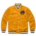 Missouri Tigers logo Yellow Satin Jacket