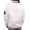 Missouri tigers paw print full snap satin varsity jacket white 2 1