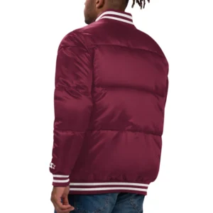 Montreal canadiens bronx bubble burgundy puffer jacket