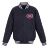 Montreal canadiens front hit navy jacket