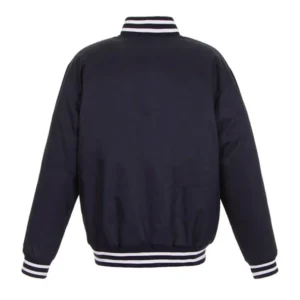 Montreal canadiens front hit navy polyester jacket