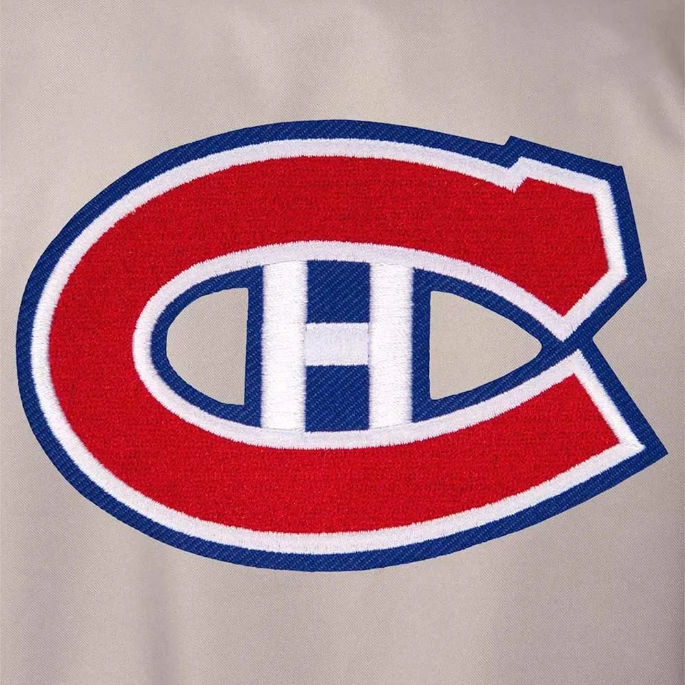 Montreal canadiens two tone polyester jacket