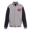 Montreal canadiens two tone wool jacket