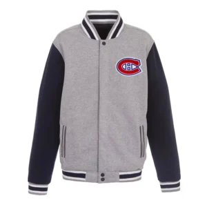 Montreal canadiens two tone wool jacket