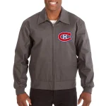 Montreal Canadiens Workwear Gray Cotton Jacket