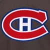 Montreal canadiens workwear gray cotton bomber jacket