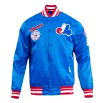 Montreal Expos Retro Classic Blue Satin Jacket