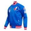 Montreal expos retro classic full snap satin varsity jacket blue 2