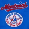 Montreal expos retro classic full snap satin varsity jacket blue 7