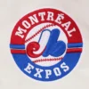 Montreal expos retro classic full snap satin varsity jacket white 8