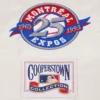 Montreal expos retro classic full snap satin varsity jacket white 9