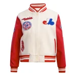 Montreal Expos Retro Classic Women's Wool/Leather Jacket