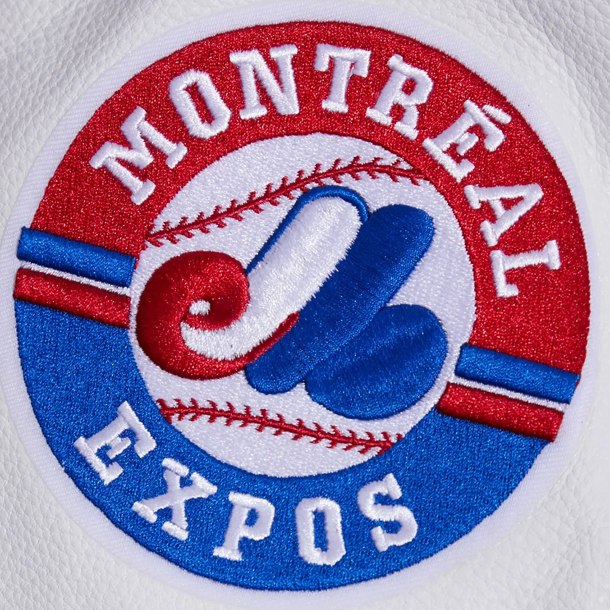 Montreal expos retro classic wool leather varsity jacket red white 8