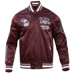 Morehouse Maroon Tigers Homecoming Maroon Satin Jacket