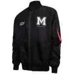Morehouse Maroon Tigers Black Polyester Jacket
