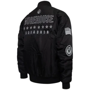 Morehouse maroon tigers bomber varsity jacket