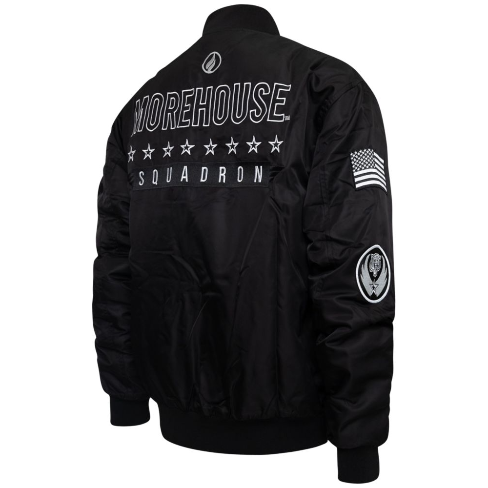 Morehouse maroon tigers bomber varsity jacket