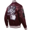 Morehouse maroon tigers homecoming satin jacket