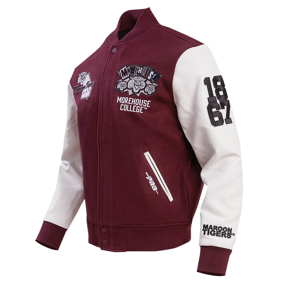 Morehouse maroon tigers homecoming wool jacket