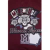 Morehouse maroon tigers homecoming wool patch jacket
