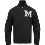Morehouse Maroon Tigers Paint The City Black Polyester Jacket