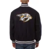 Nashville predators one color wool varsity jacket red 1 1