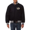 Nashville predators one color wool varsity jacket red 1