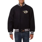 Nashville Predators One Color Navy Wool Jacket