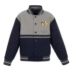 Nashville Predators Youth Navy/Gray Polyester Jacket