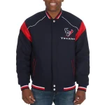 Houston Texans H-Town Navy Wool Jacket
