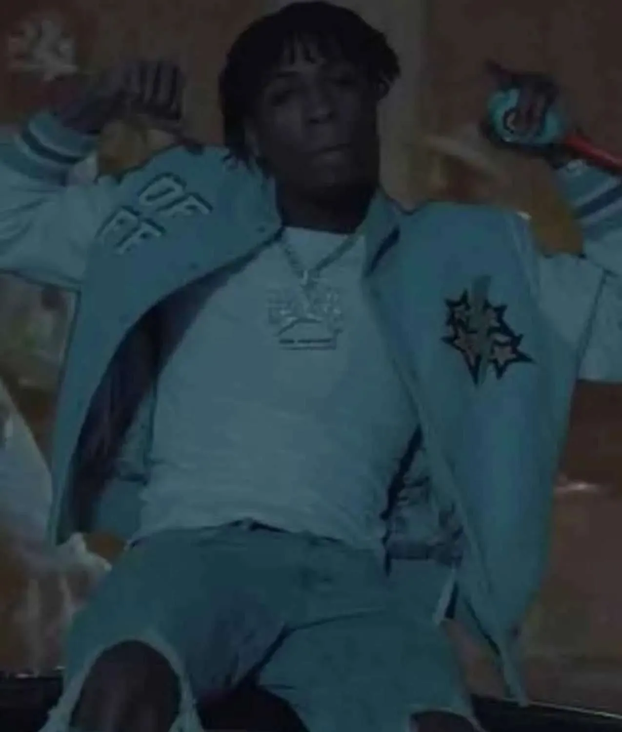 Nba lil durk letterman jacket