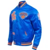 Nba new york knicks best of mens rib satin jacket