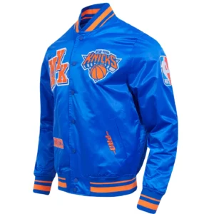 Nba new york knicks best of mens rib satin jacket