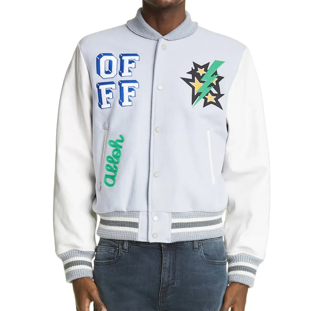 Nba youngboy lil durk blue letterman jacket