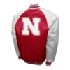 Nebraska huskers franchise club the game satin varsity jacket 1