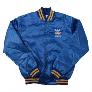 Nevada wolf pack vintage satin varsity jacket
