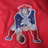 New england patriots captain satin varsity jacket red 3