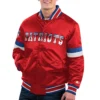 New england patriots gridiron classics home game satin varsity jacket red 1