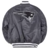 New england patriots x new era ma 1 bomber varsity jacket grey 1 1