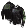 New orleans pelicans pro standard 2023 24 city edition black satin varsity jacket 6