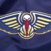 New orleans pelicans pro standard script tail navy satin varsity jacket 7