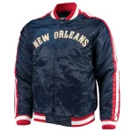 New Orleans Pelicans The Offensive Navy Satin Jacket
