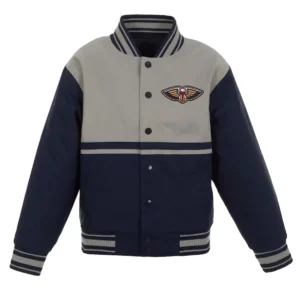 New orleans pelicans youth varsity jacket