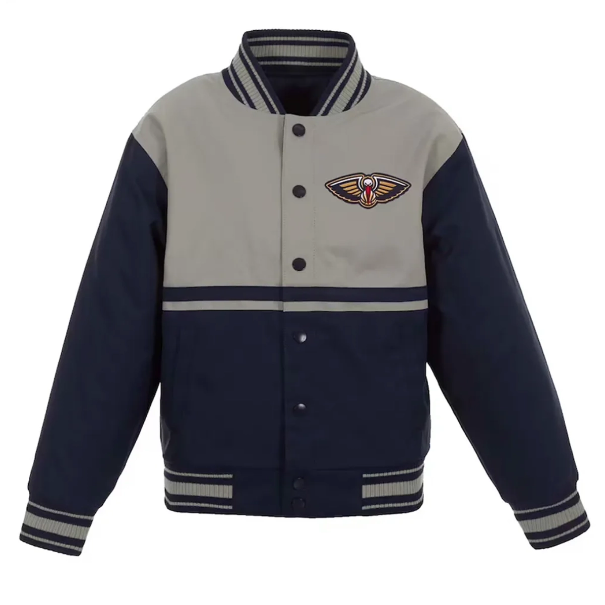 New orleans pelicans youth varsity jacket
