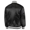 New orleans saints locker room satin varsity jacket black 2