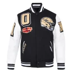 New Orleans Saints Mashup Wool/Leather Jacket