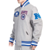 New york giants crest emblem wool varsity jacket